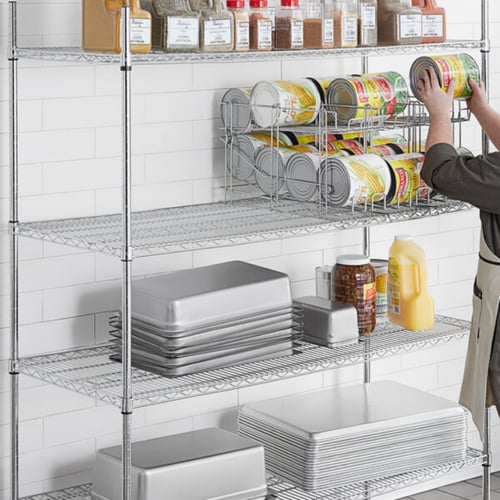 رفوف شبك كروم 200×200 (عمق 45 سم) - ماي رفوف