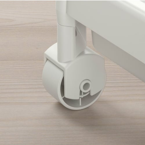 رفوف بلاستيك جانبية ابيض 3 طوابق