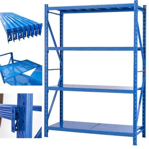 رفوف حديد أزرق 200×150 (عمق 60 سم) - حمولة 800 كجم