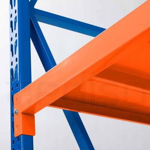 رفوف حديد أزرق وبرتقالي 200×200 (عمق 60 سم) - حمول...