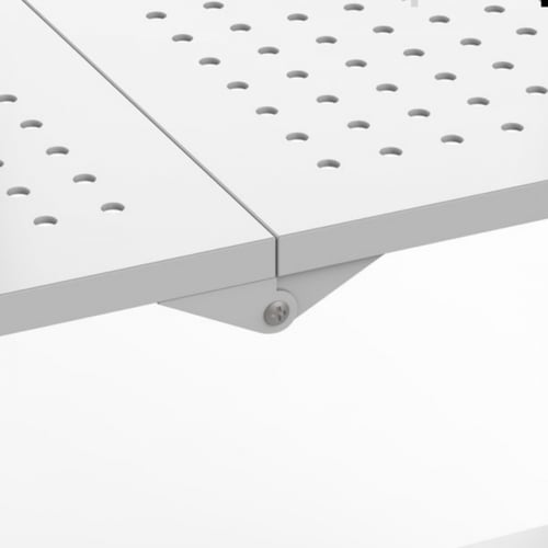 رفوف قابلة للطي 4 طبقات أبيض - ماي رفوف