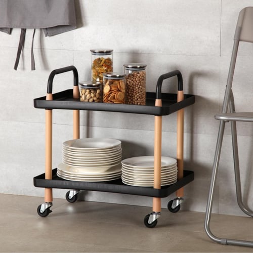 رفوف تقديم دورين اسود