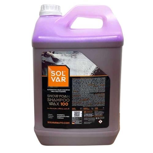 سولفار -شامبو واكس مركز 100 بنفسجي- 5 لتر
