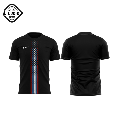 تصميم جريء ومفعم بالألوان! تي شيرت رياضي بخطوط متب...