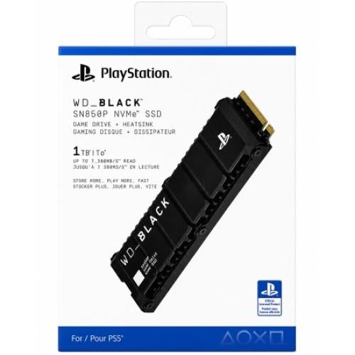 قرص تخزين داخلي WD_BLACK SN850P مع مشتت حراري لـ P...