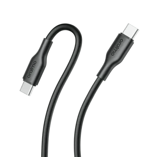 أورايمو كيبل شحن تايب سي 1 متر بقوة 100 واط - أسود