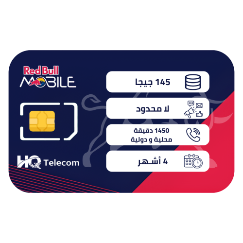 ريدبول مزاجي فليكس 350 شريحة إتصال وبيانات مسبقة ا...