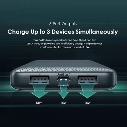 أورايمو شاحن متنقل بسعة 10 آلاف ملي أمبير بقوة 15...