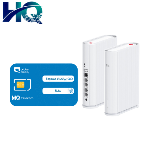 زد تي إي G5TS راوتر 5G مع شريحة بيانات موبايلي 5G...