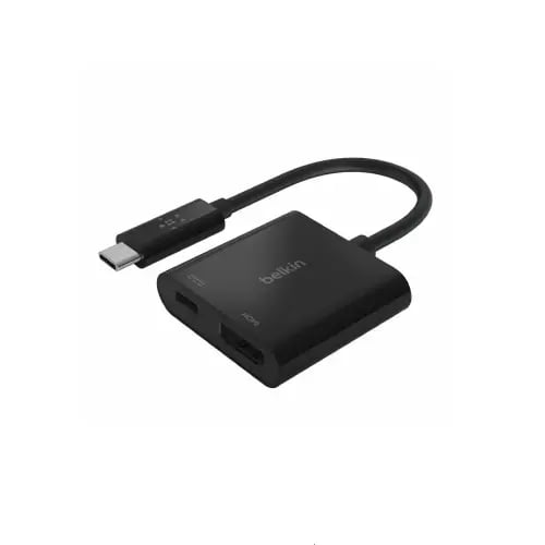 بيلكن محول USB-C إلى HDMI بدقة 4K مع منفذ شحن بقوة...