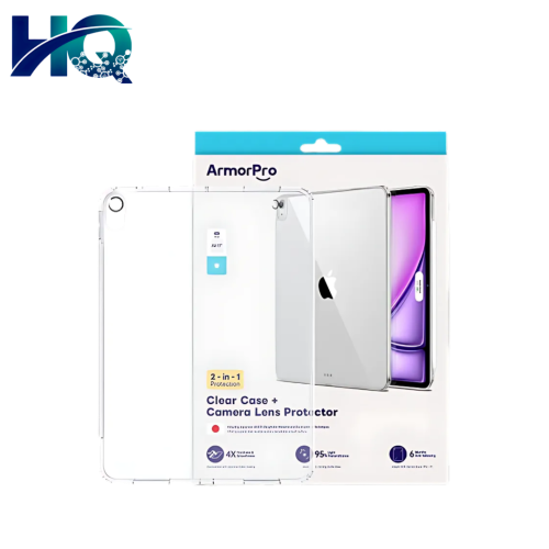 غطاء ArmorPro 2 في 1 (غطاء شفاف + واقي عدسة) لجهاز...