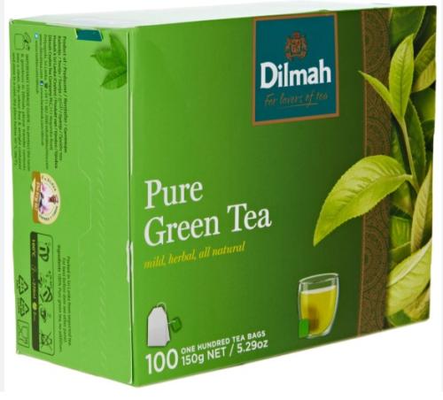 دلمة شاي اخضر نقي 100 ظرف