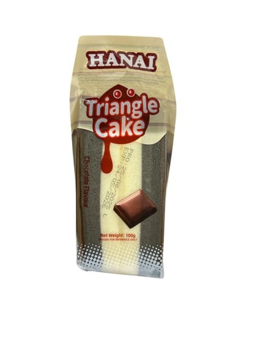 هاناي كيك مثلث بالشوكولاته 100جم - Hanai chocolate...