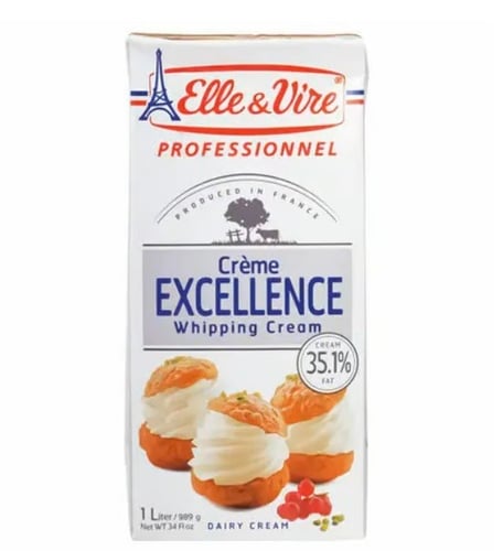 ايليفير كريمة خفق 35% 1لتر - Elevir Whipping Cream...