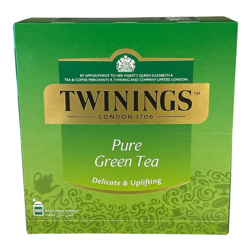 شاي توينجز اخضر 100 خيط - Twinings Green Tea 100 T...