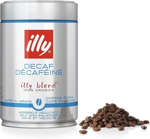 ايللي حبوب القهوة منزوع الكافيين 250 جرام - illy c...
