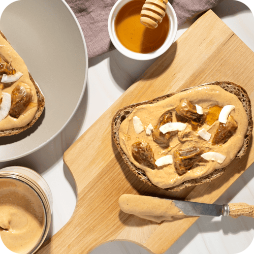 زبدة الفول السوداني الخشنة