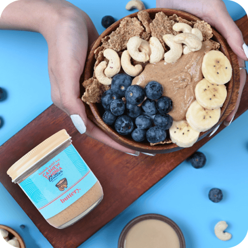 زبدة الكاجو بالطيحنية