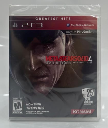 Metal Gear Solid 4 Guns of the Patriots Sealed