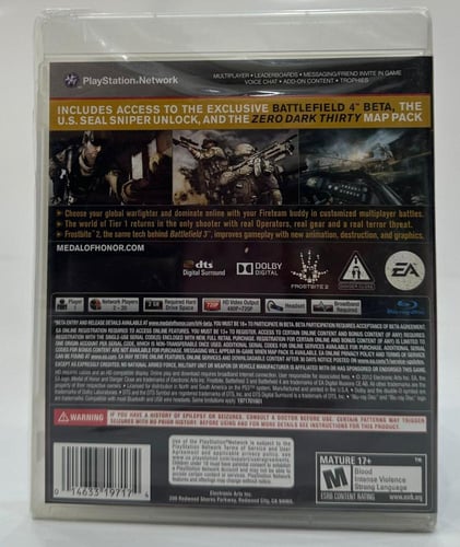 Medal of Honor Warfighter Limited Edition Sealed