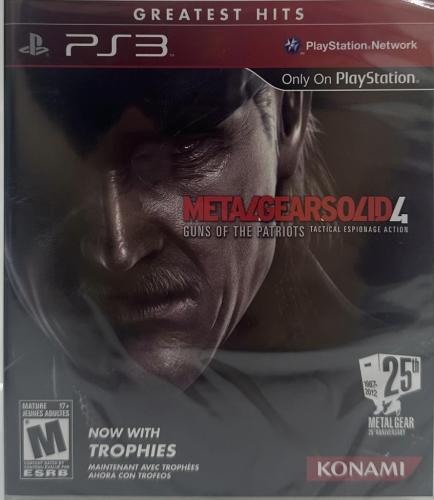 Metal Gear Solid 4 Guns of the Patriots Sealed