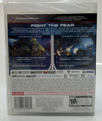 Aliens Colonial Marines Sealed