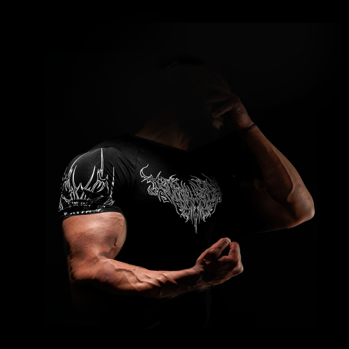 Bloody body” frenzy flame shirt