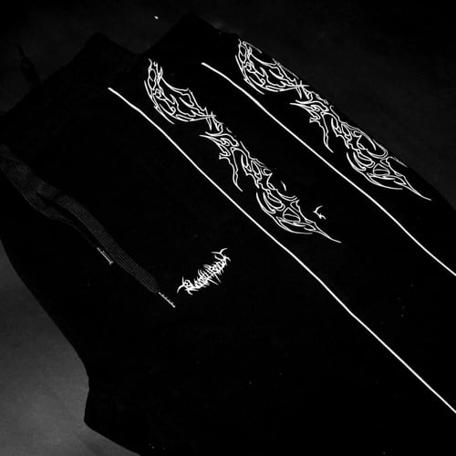 bloody body'frenzy flame pants