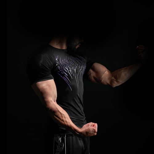 Bloody body "purple Blade shirt