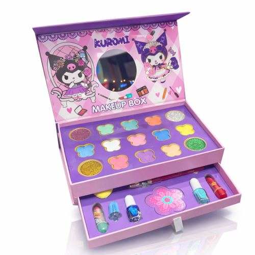 لعبة طقم مكياج كورومي للأطفال حقيبة تجميل متكاملة...