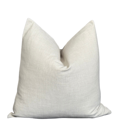 غطاء مخده باللون العاجي