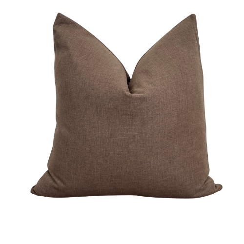 مخده باللون البني الدافئ