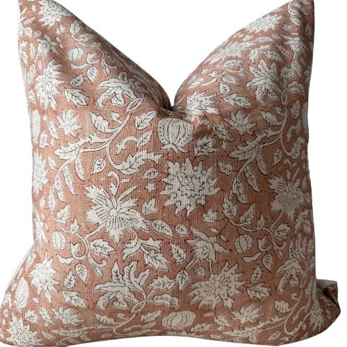 غطاء خدادية مورده بلون السالمون