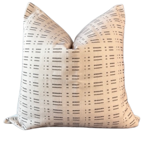 غطاء خدادية مخطط باللون الاسود