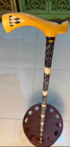 عصا الصدف الطبيعي وتراب الكهرمان 8