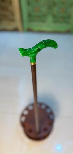 عصا بكلايت اخضر زيتي