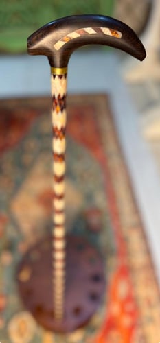 عصا الصدف الطبيعي وتراب الكهرمان 9