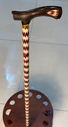 عصا الصدف الطبيعي وتراب الكهرمان 1