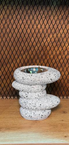 مبخرة مجدول لون رصاصي