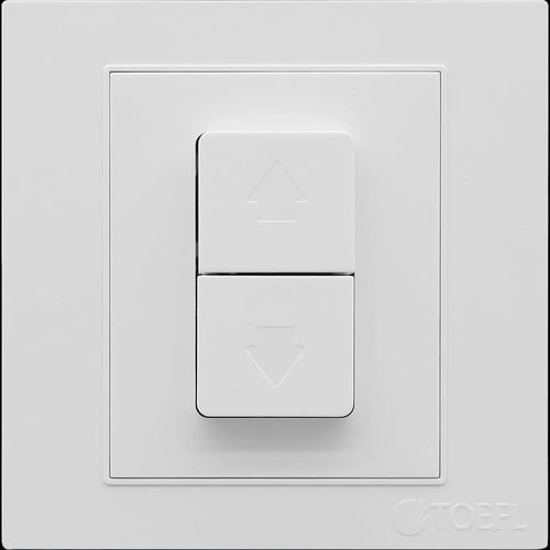 مفتاح شتر ستارة كهرباء 16 امبير لون ابيض ساده توفل