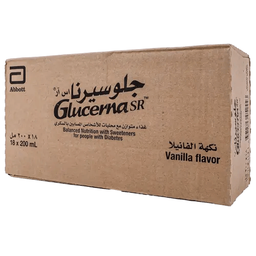 حليب مكمل غذائي جلوسيرنا اس ار SR عبوة 18 حبه 200م...