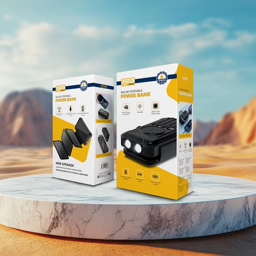 بور بنك وكشاف بالطاقة الشمسية