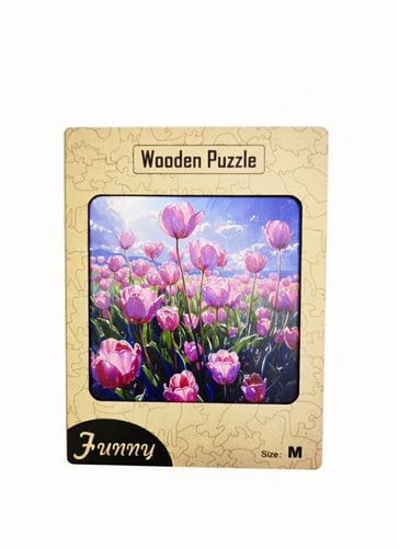 Wooden puzzle (Rose field)