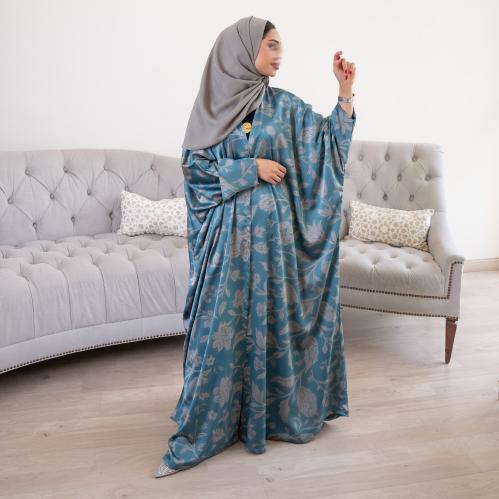 عباية صيفية من قماش الحرير البارد مع شيلة