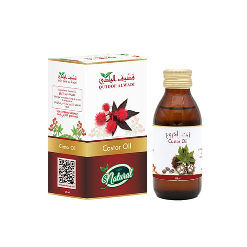 زيت الخروع 125مل قطوف الوادي