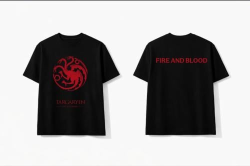 Red Game of Thrones T-shirt