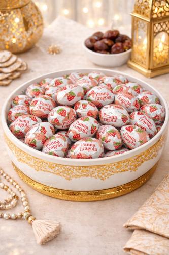 شوكولاته شكل البيض ايطالية بحشوة الكريسبي المقرمش