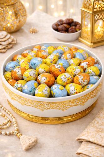 شوكولاته شكل البيض ايطالية بحشوة الكريسبي المقرمش