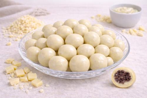 دراجيه توت بالشوكولاته البيضاء