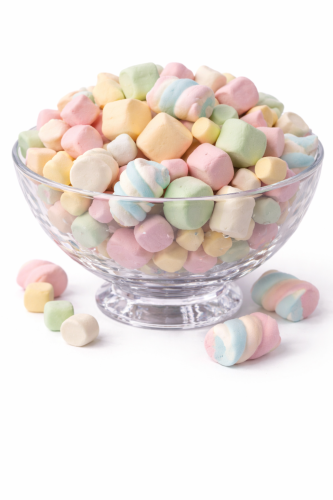 مارشميلو مشكل مجففة بالتبريد